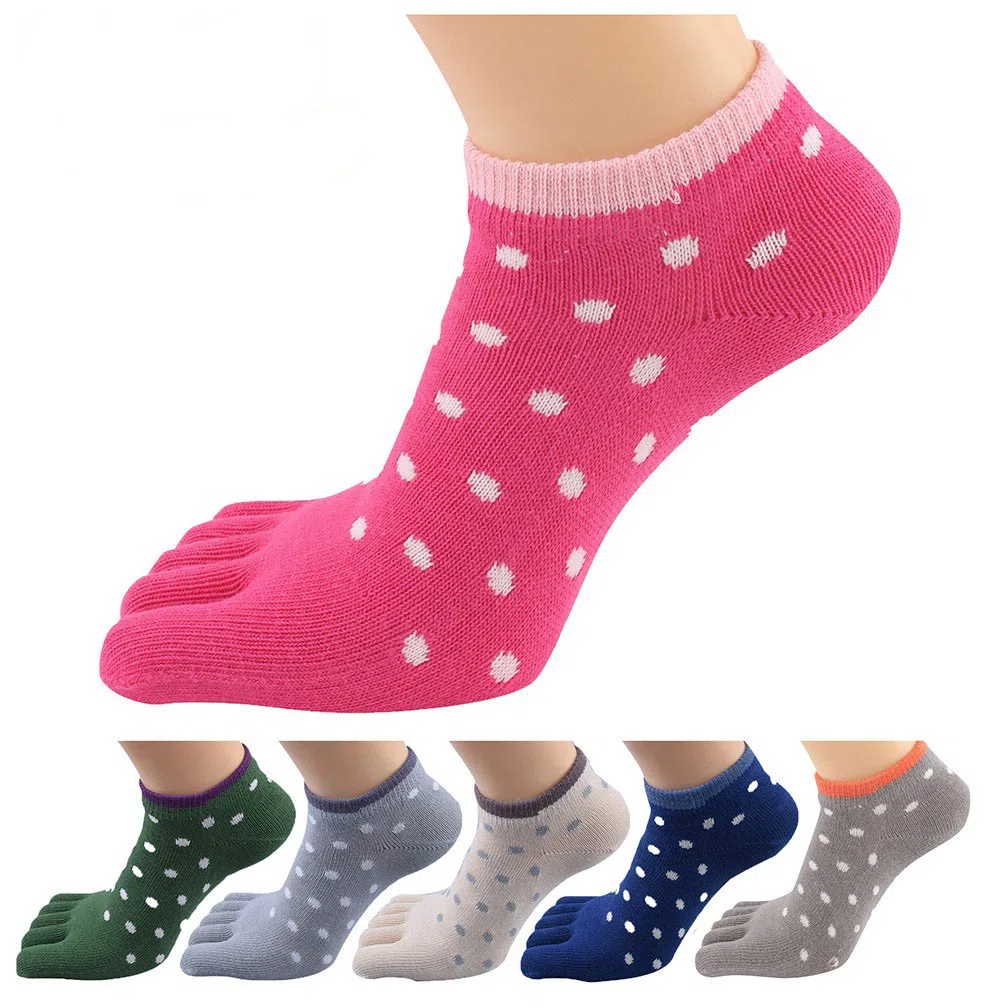 Calcetines de algodón para correr de corte bajo para mujer (paquete de 5/6)