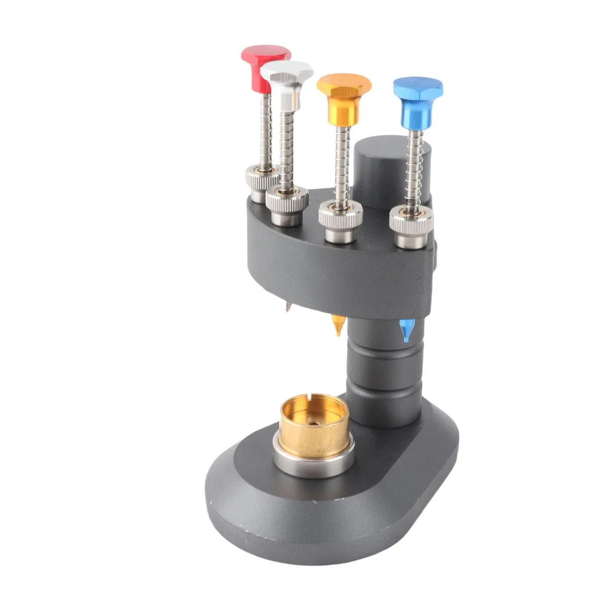 Prensador de Manecillas de Reloj, Herramienta Profesional de Ajuste de Aleación de Aluminio de Alta Precisión para Relojero, Removedor Automático de Manecillas de Reloj de 4 Pines para