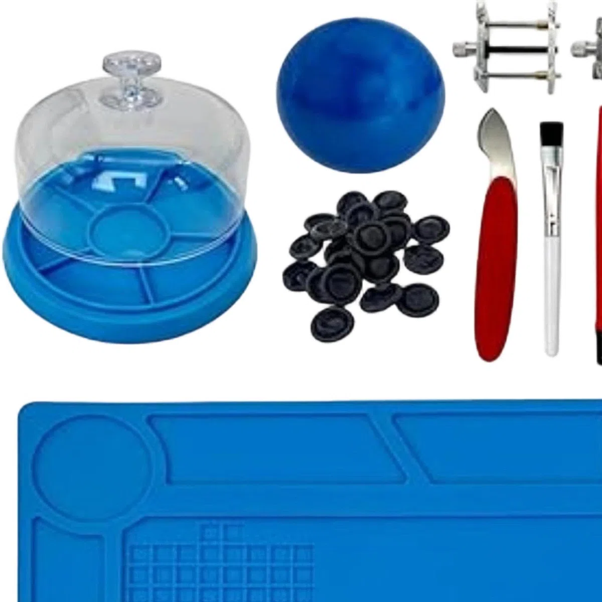TISHITA Kit Portátil de Limpieza Y Reparación de Relojes, Herramientas de Mantenimiento para Relojeros Y Talleres.