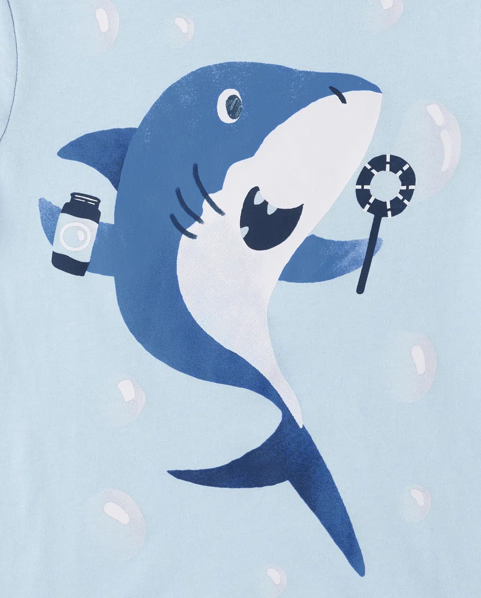 The Children's Place Camisetas unisex de manga corta con estampado de dinosaurios, animales, coches, 2 unidades
