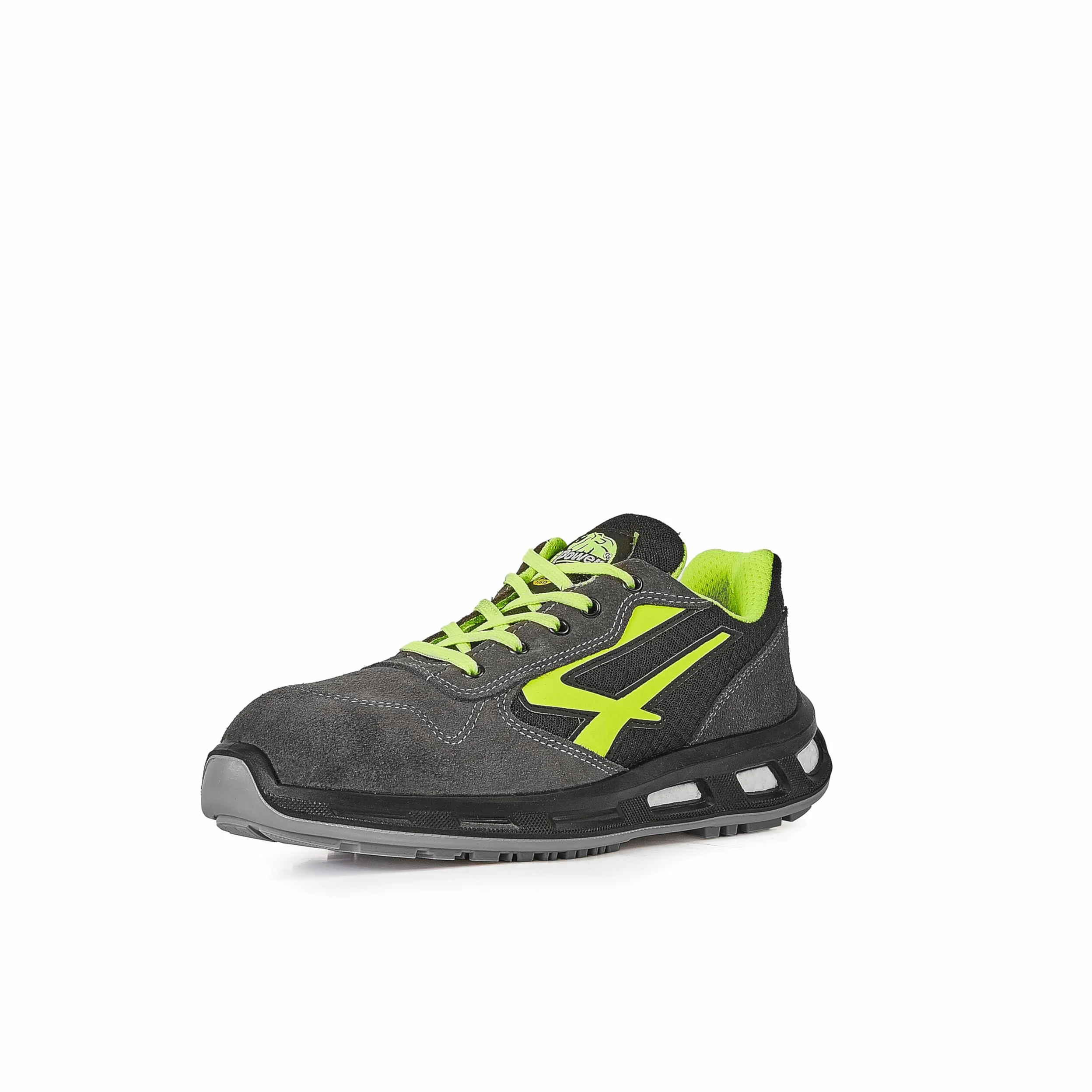 U-Power Red Lion® Yellow, Leather Zapatos de seguridad, Zapatillas deportivas ligeras antipinchazos unisex, suela Bast, inserto Infinergy, con puntera de aluminio - Yellow 37