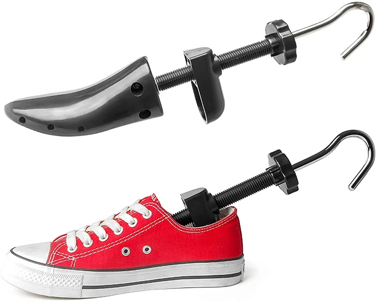 Extensor de Zapatos de plástico, expansor de Zapatos para Mujeres y Hombres, expansor de Zapatos Ajustable, árbol de Zapatos de plástico Resistente (Natural S (36~42))
