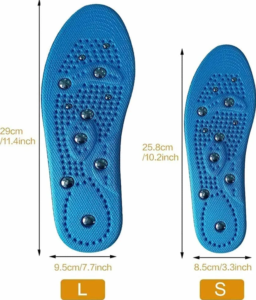 Plantillas, Plantillas portátiles de acupresión for Zapatos, Plantillas adelgazantes, Almohadillas for for Mujeres y Hombres(3 Pair,S(35~40))
