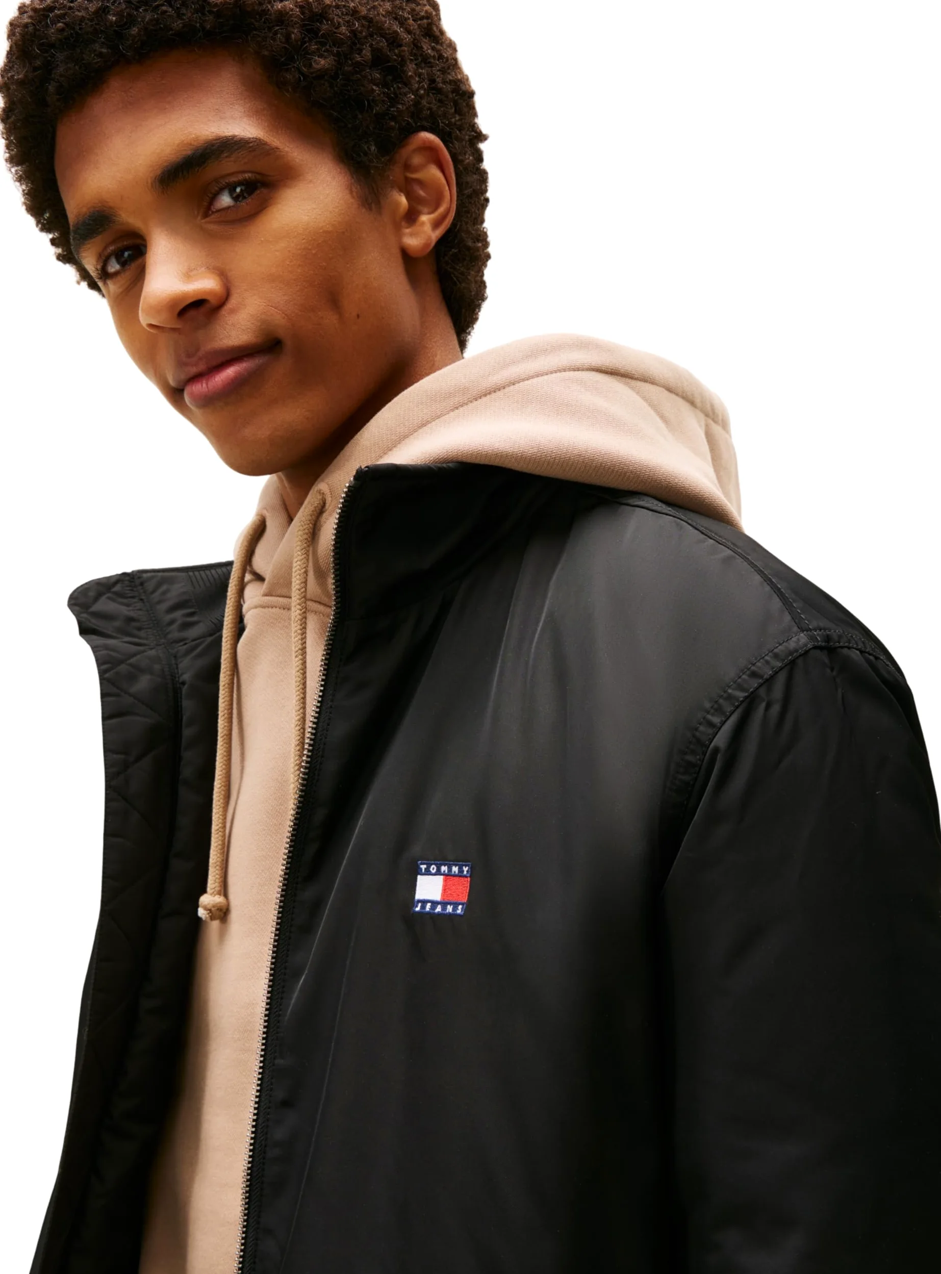 Tommy Jeans Cazadora de entretiempo Hombre Essential Padded con cuello alto