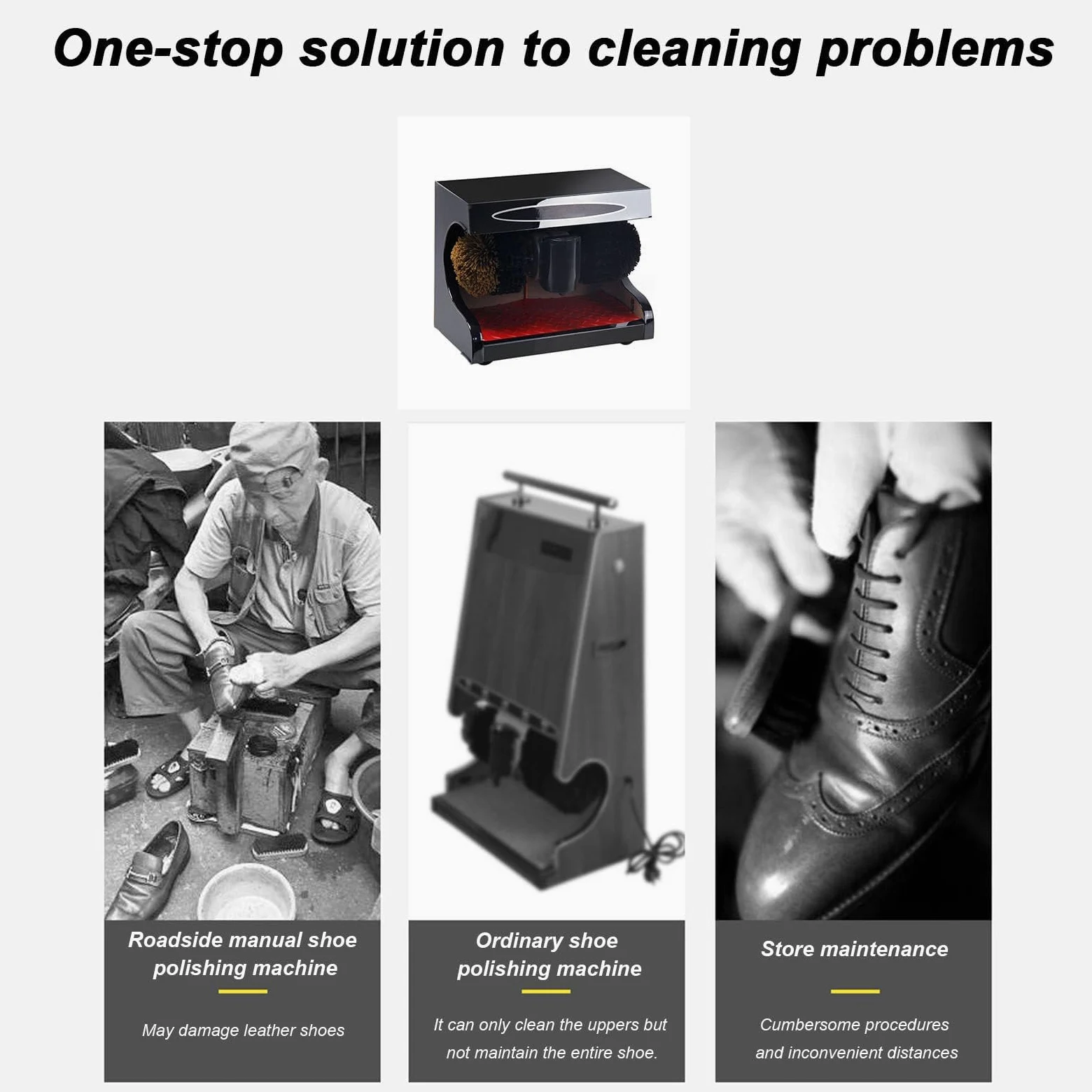 MáQuina EléCtrica para Lustrar Zapatos,MáQuina AutomáTica para Lustrar Zapatos,Cepillo EsféRico Combinado,Limpia Zapatos electrico Dar Lustre A Los Zapato,para Uso DoméStico/Comercial