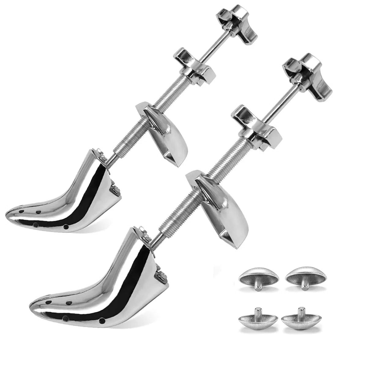 Extensor profesional de zapatos de metal ajustable de ancho y longitud, 2 piezas de tacón alto para mujer 5-10, 2PCS-Women High Heel 5-10