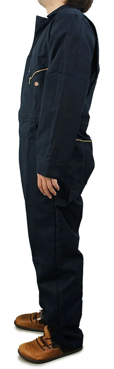 Dickies Mono de Manga Larga de Sarga de 20 g para Hombre, 18 g, Negro, M