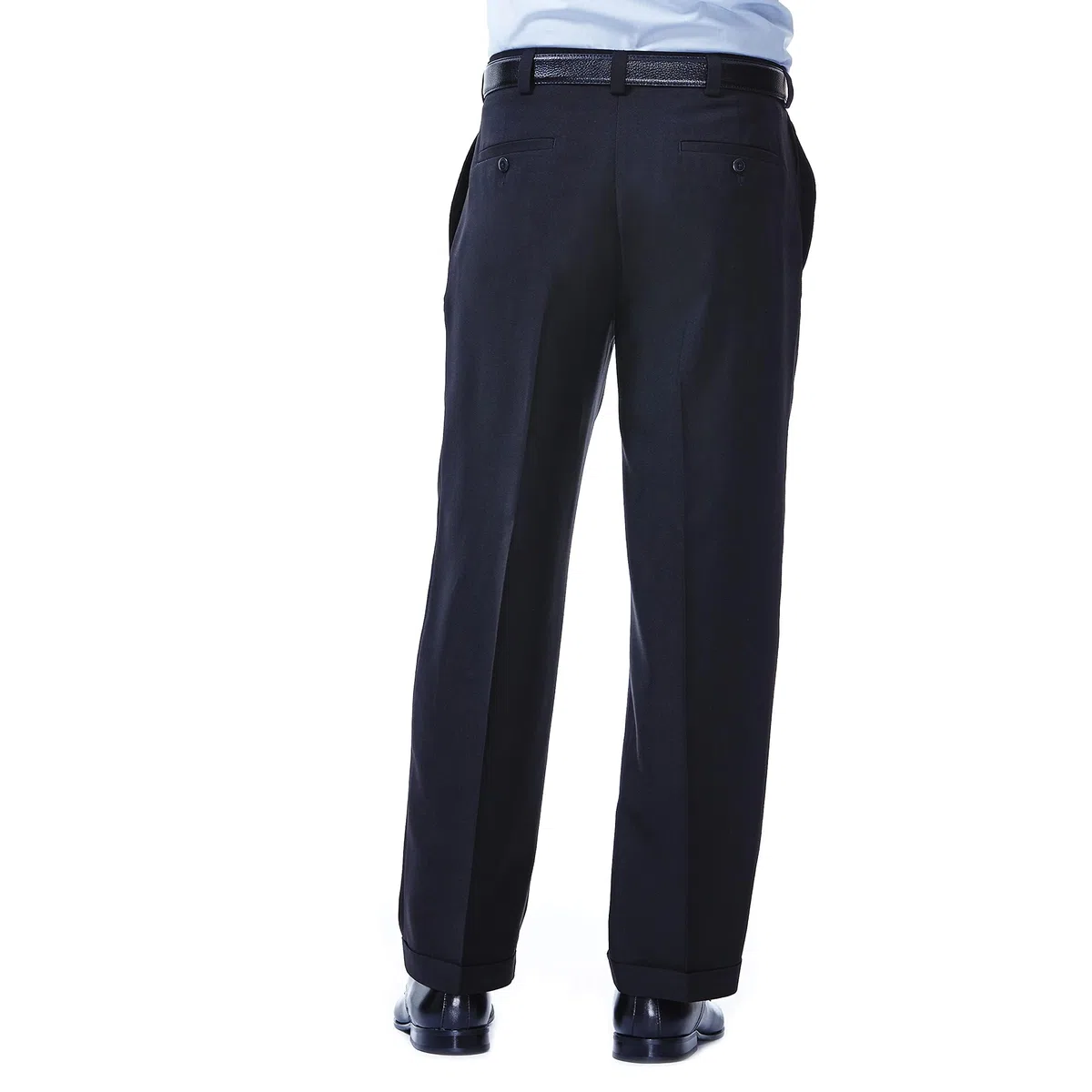 Haggar ECLO Repreve Stria - Pantalón de Vestir con Frente Plano, Tallas Grandes Y Altas - Big & Tall Repreve Stria - Pantalón de Vestir Hombre