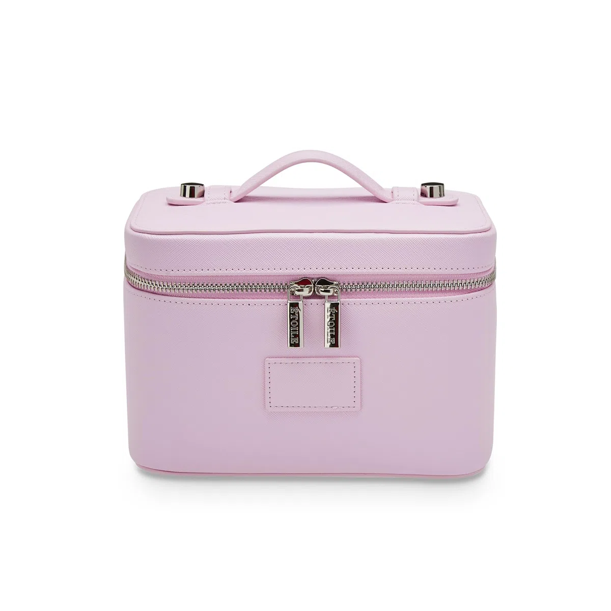 ETOILE - Mini neceser elegante organizador de maquillaje de viaje con separadores extraíbles, Lavanda, Mini estuche de viaje para cosméticos