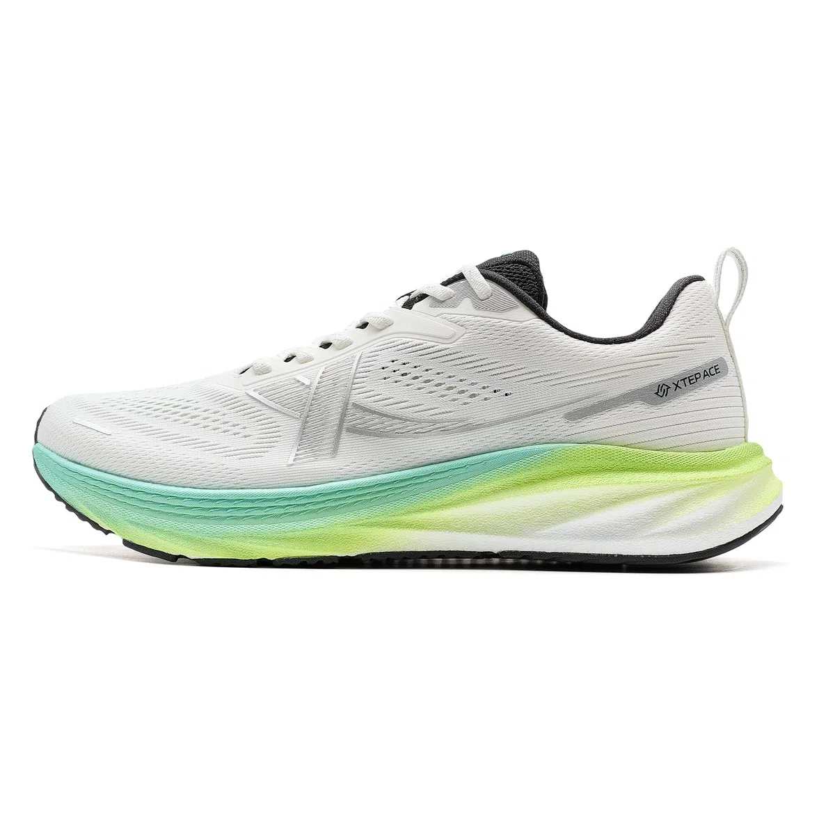 XTEP Zapatillas de correr para hombre extraanchas, zapatillas de correr para hombre, extraanchas, pies anchos, zapatos de correr, amortiguados, transpirables, fitness, gimnasio, zapatillas deportivas