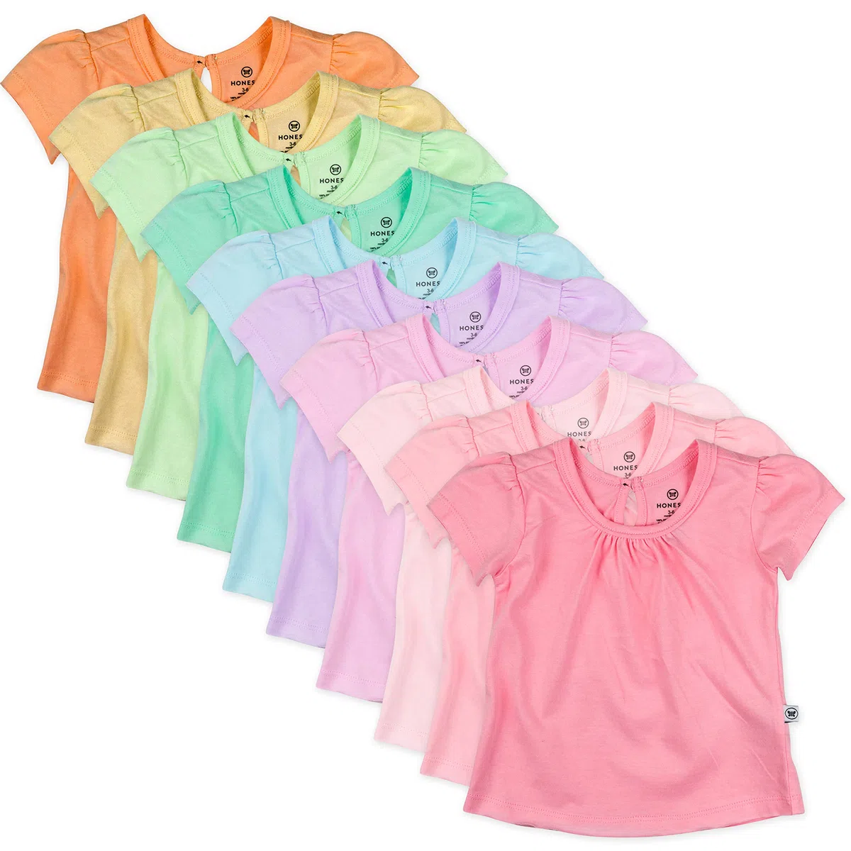 HonestBaby Conjunto de Camiseta para bebés y niños pequeños