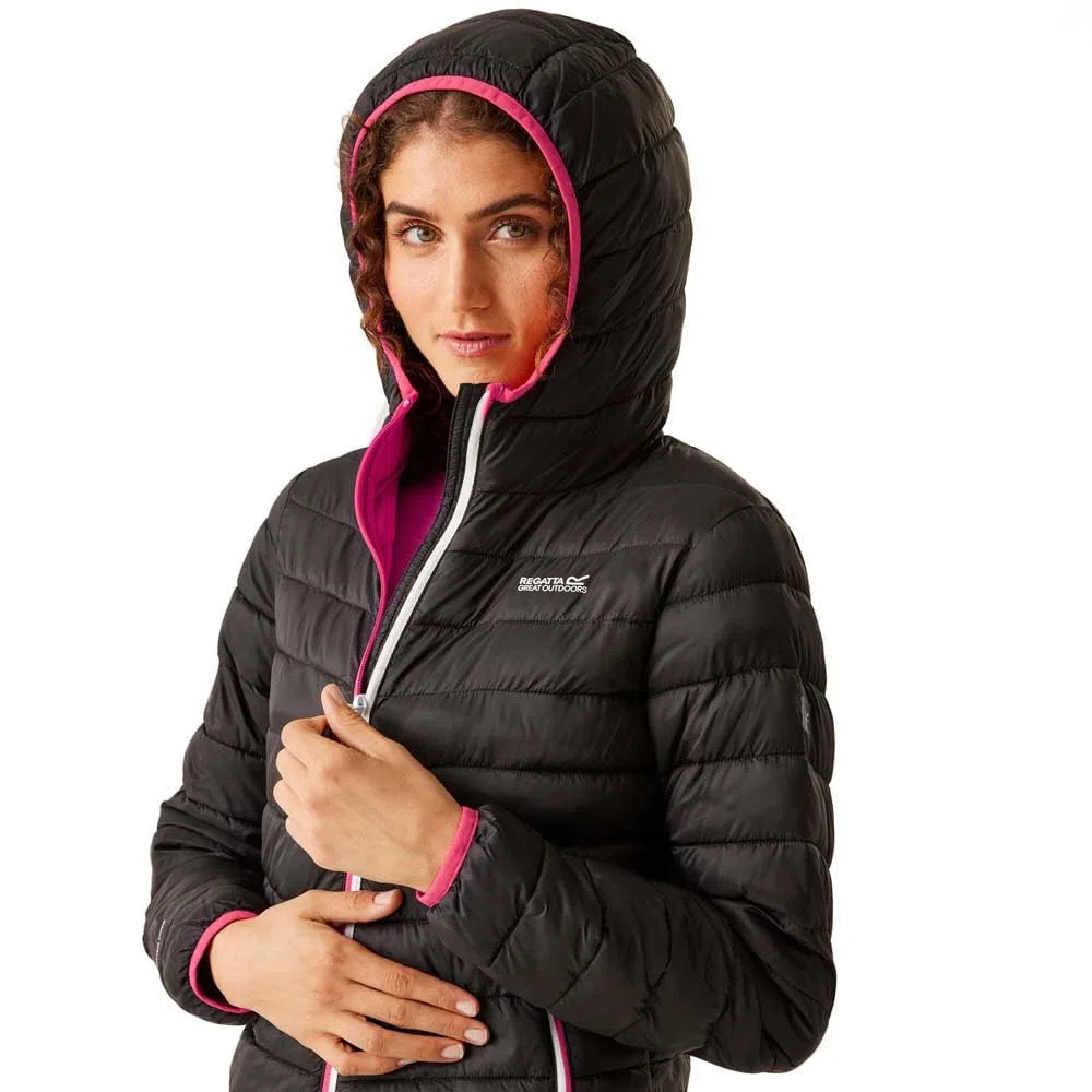 Regatta Regatta Women's Hooded Hillpack II Jacket Abrigo acolchado con capucha y cremallera Hillpack II Packaway de Regatta para mujer Mujer