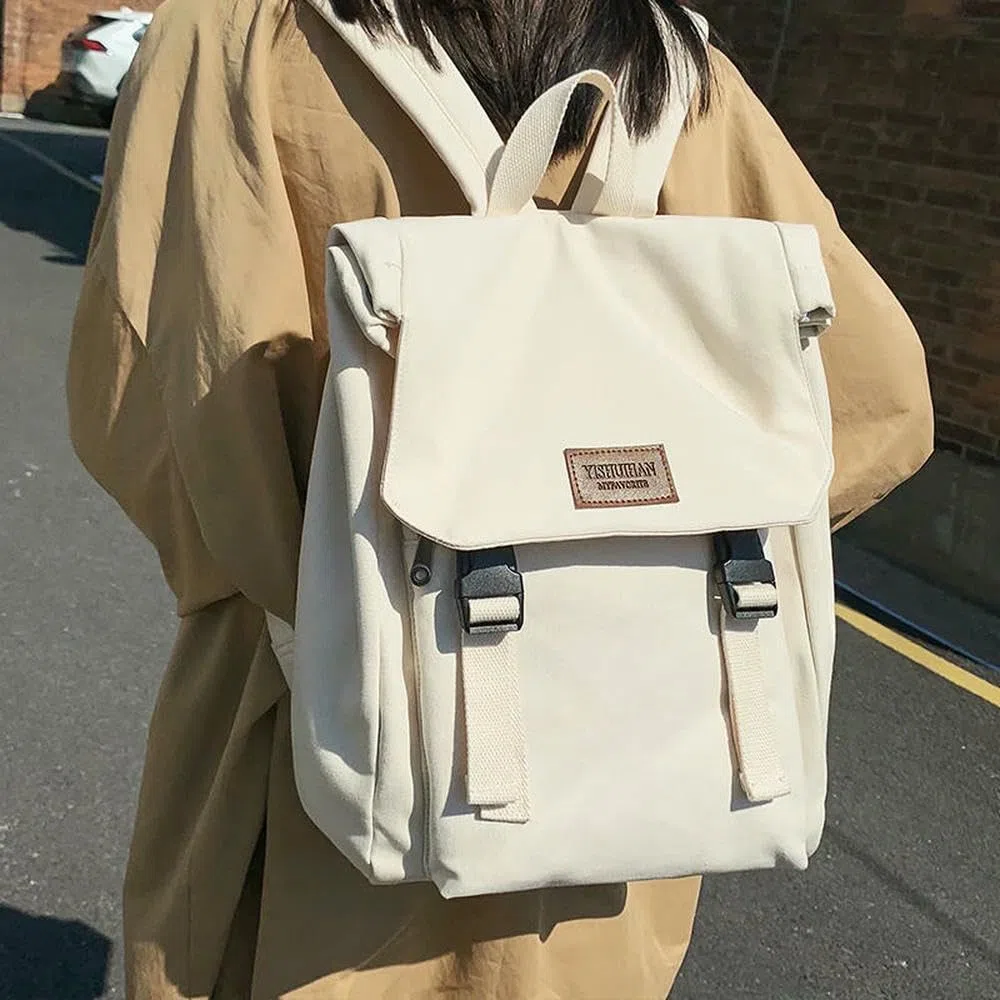 DYRBF - Mochila escolar de lona de gran capacidad para estudiantes universitarios, secundaria, estudiantes de secundaria