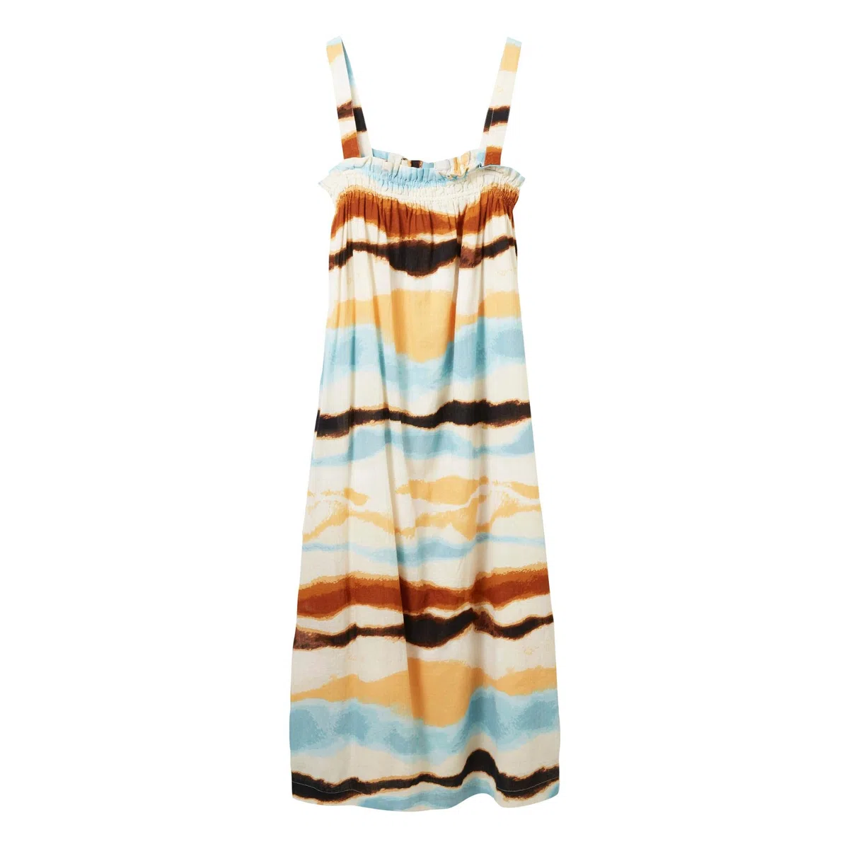 TOM TAILOR Denim Batik-Vestido mediático para Mujer
