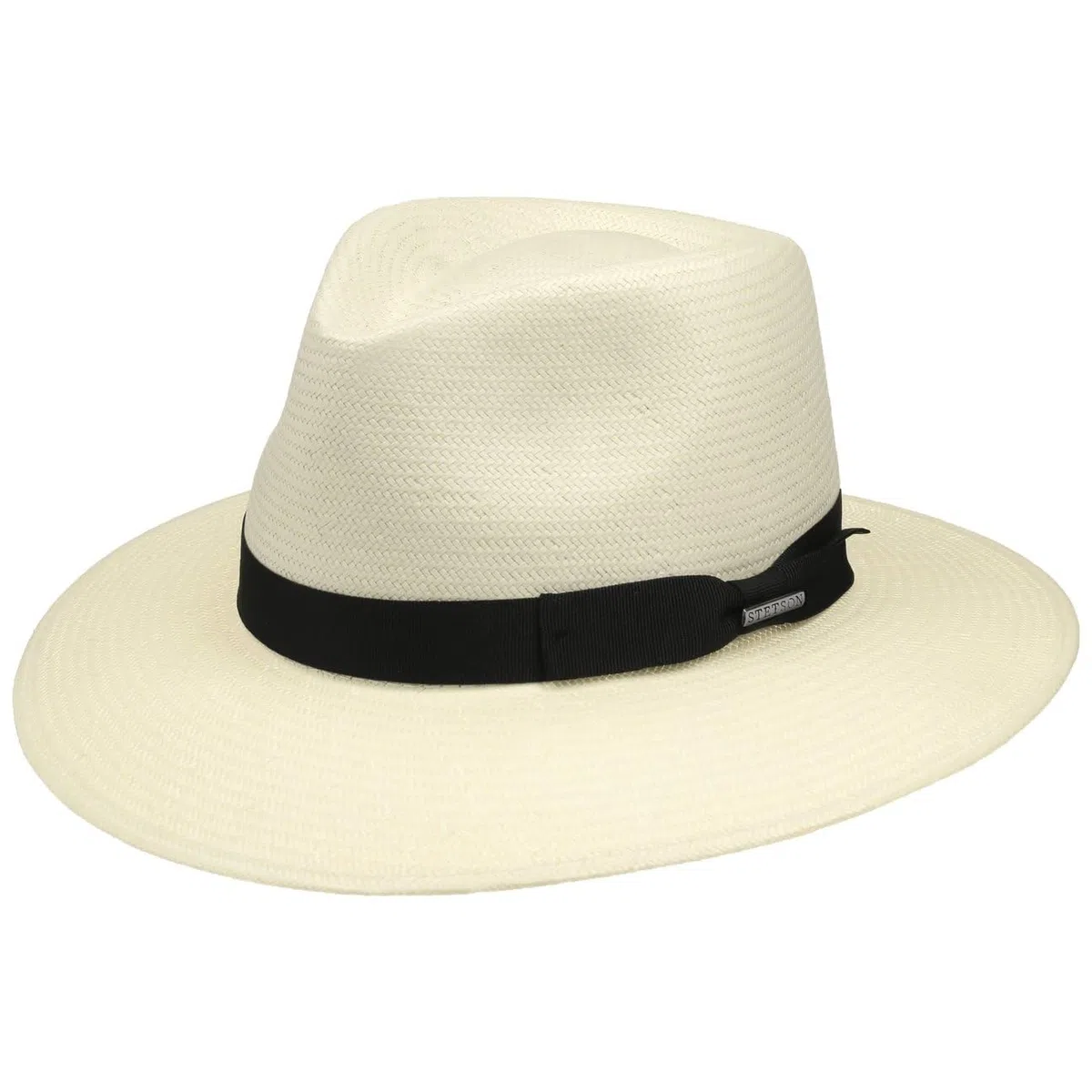Stetson Sombrero Traveller Tokeen Toyo - Sombrero de Paja Hombre - Sombrero de Caballero 100% Paja Toyo - Primavera/Verano - Sombrero para el Sol