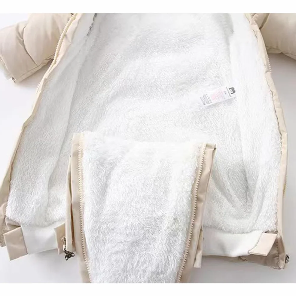 Bebé Niñas Trajes de Nieve Niños con Guantes y Calcetines Mono Impermeable Mameluco de Invierno Chaquetas de Esquí Ropa de Abrigo Antivento