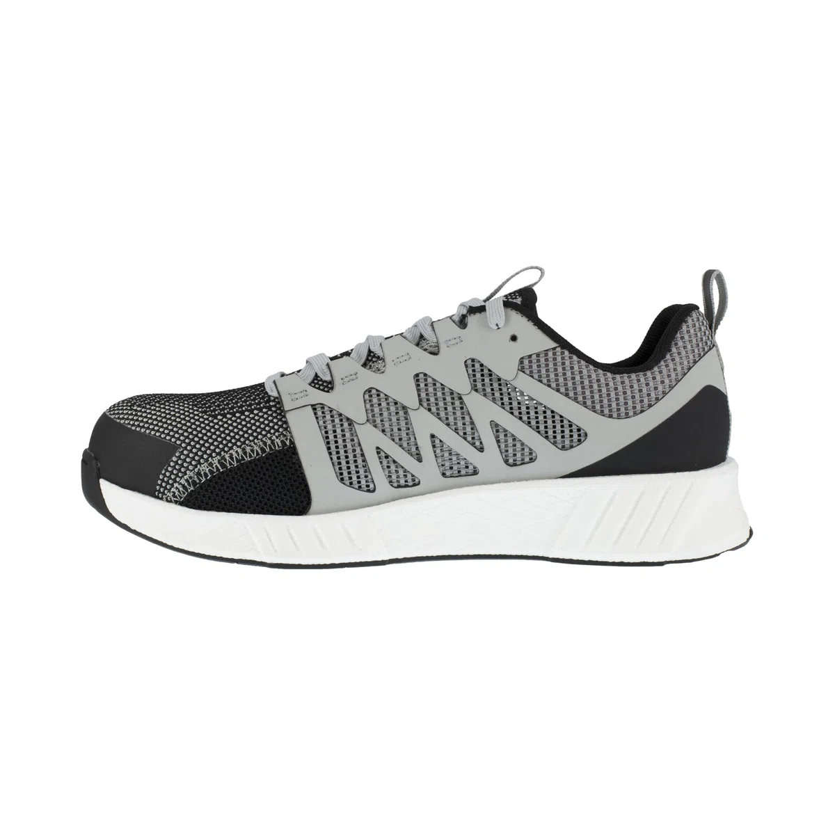 Reebok - Chaussures de sécurité Basses Noire et Grise en Maille Nylon embout Composite S1P SRC 44 Gris/Noir