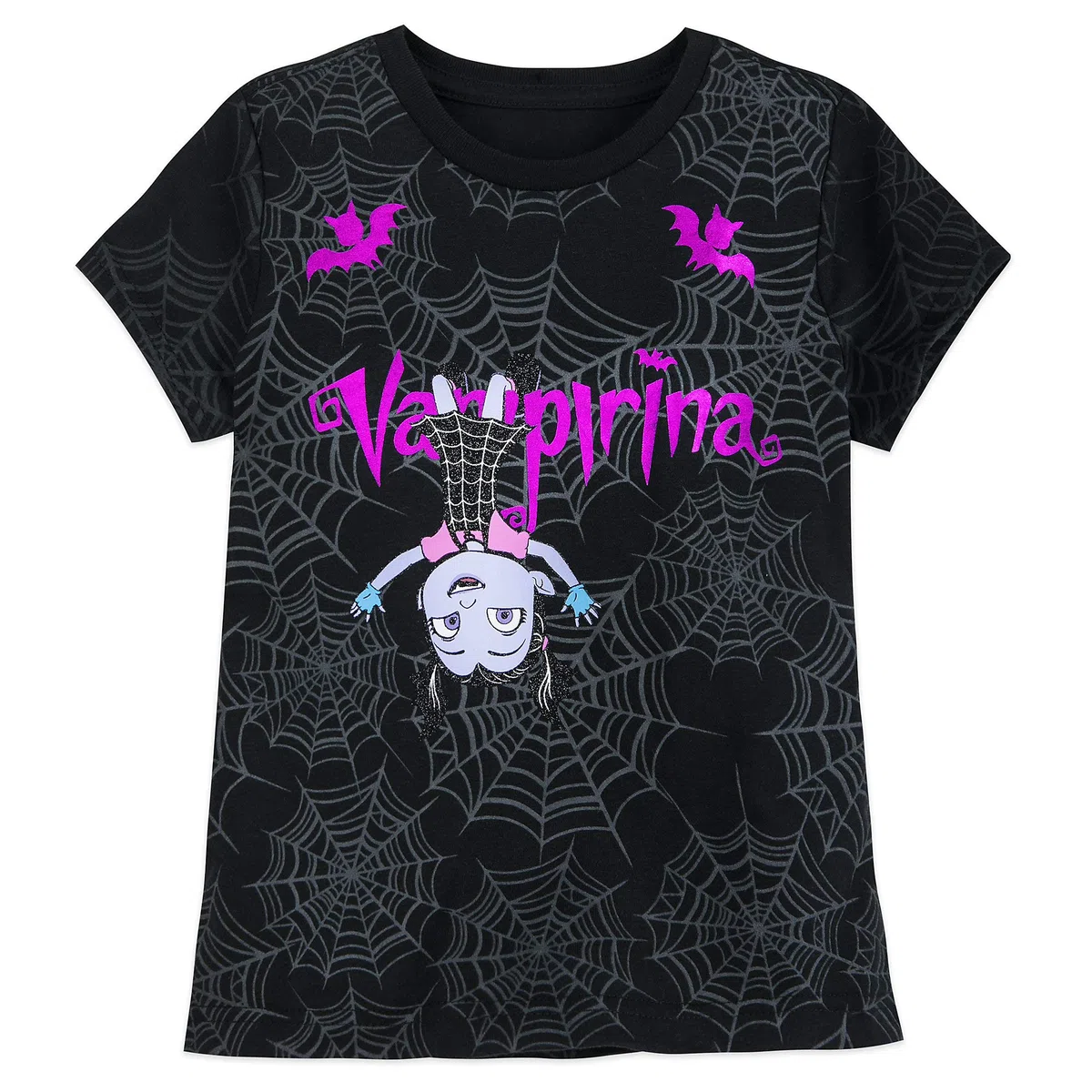 Disney Minnie Mouse - Camiseta de Halloween para niñas, multicolor que brilla en la oscuridad