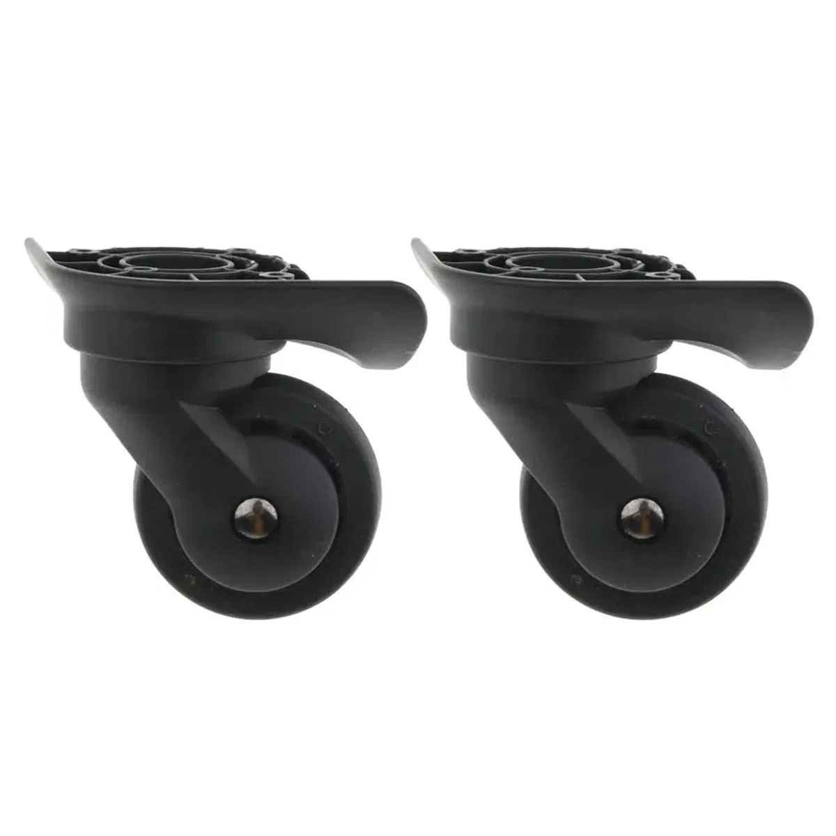 Rueda para Maleta de Viaje 1 Par De Ruedas Fijas For Maletas, Carros Y Equipaje - Resistentes Al Desgaste con Rodamientos