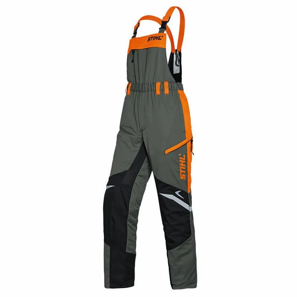 Stihl Ergo Peto de protección para corte, color verde/naranja/negro, 52, 1