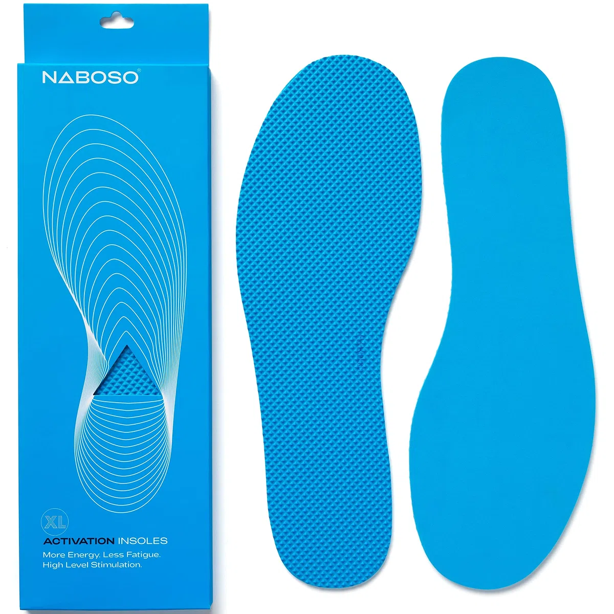 Naboso Plantilla sensorial de activación, plantillas finas texturizadas antifatiga para hombres y mujeres que estimulan mejor los pies para mejorar la postura, el equilibrio y la fuerza del pie.