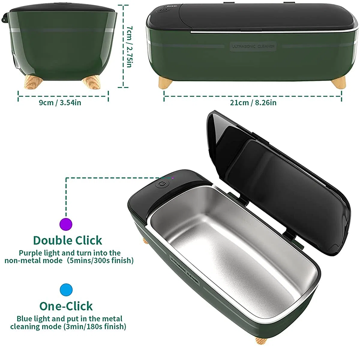 scosao Limpiador Ultrasónico, Limpiador de Ultrasonidos 4L 47 Khz, Portátil Ultrasonic Cleaner Acero Inoxidable Profesional Limpiador Plata Joyas para Gafas Reloj Monedas Dentaduras Postizas Disc