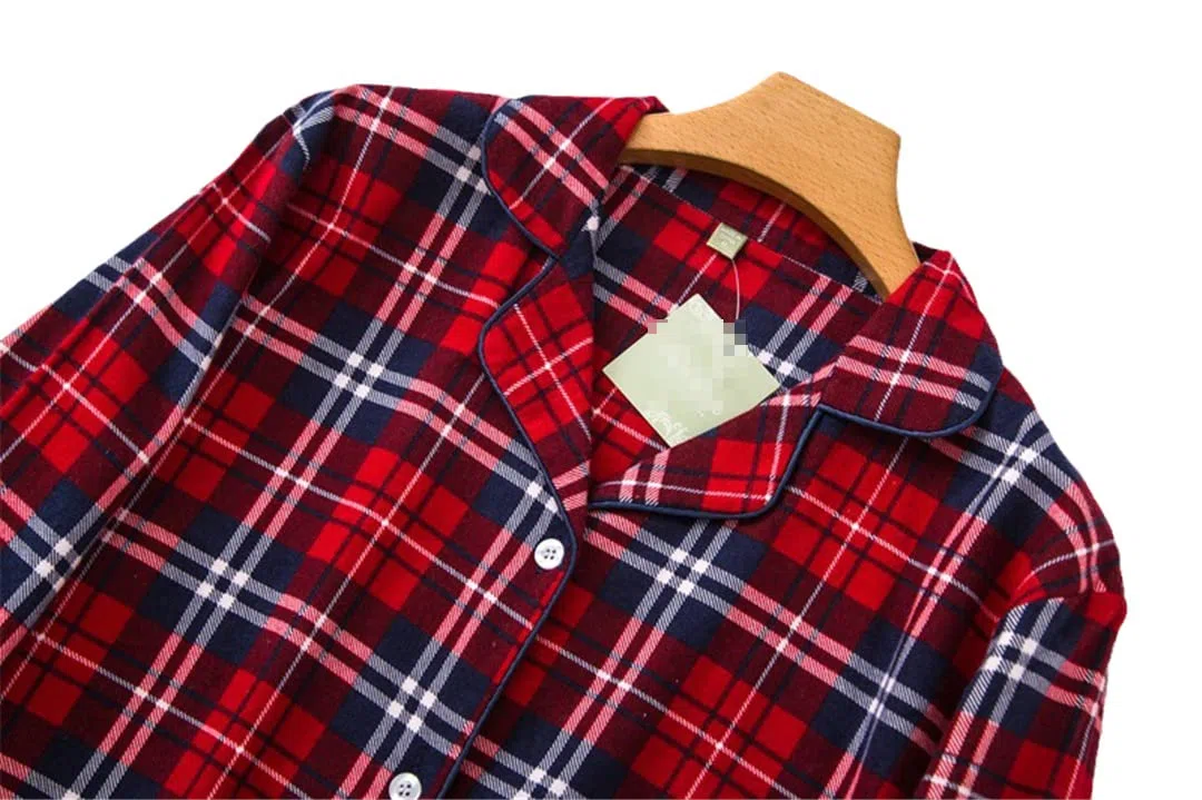 Conjunto de Pijama de Invierno para Mujer,Franela de algodón, Pantalones Largos, Traje para Mujer, Ropa de Dormir, 15 L