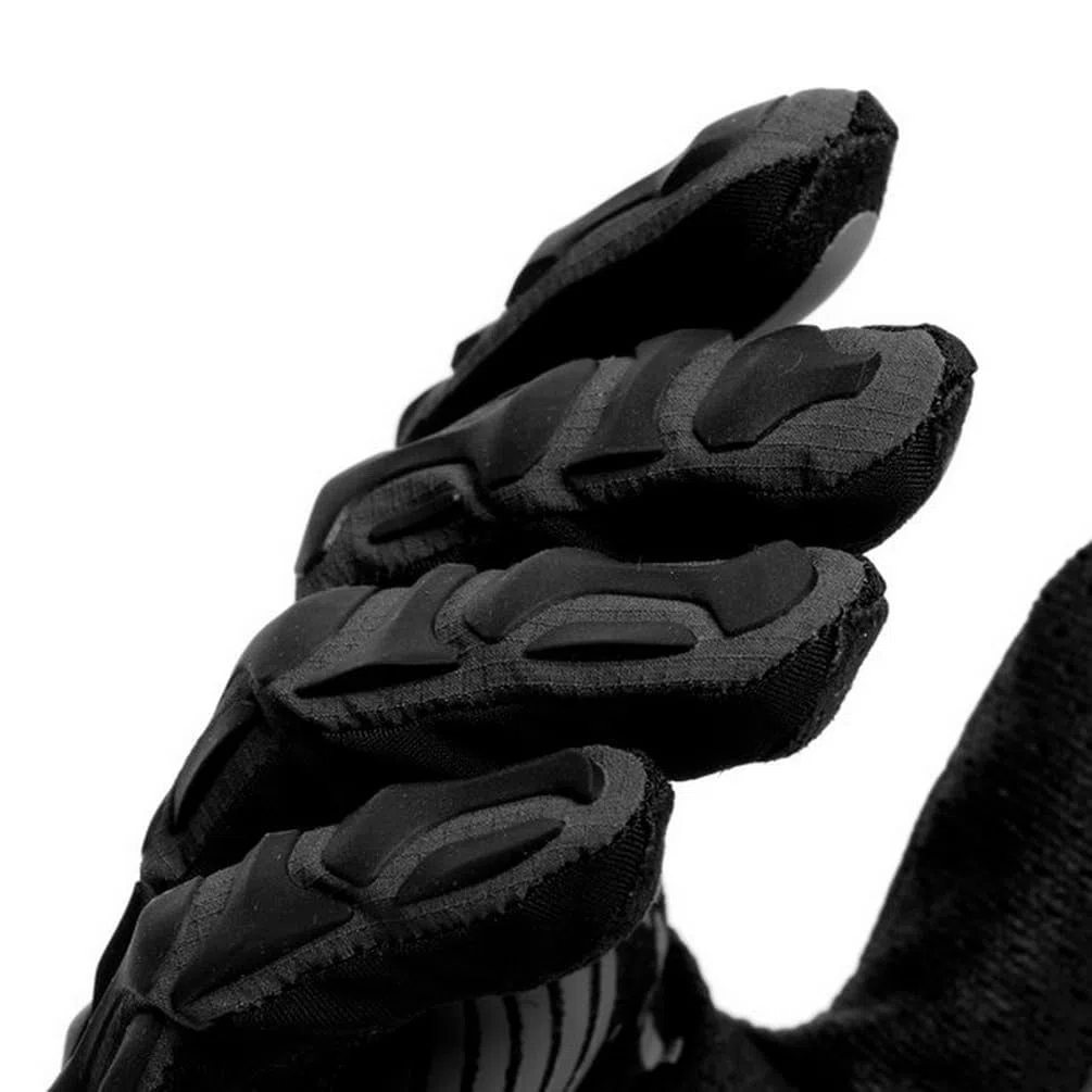 Dainese - HGR Gloves Ext, guantes MTB con patrón protector antiabrasión, compatibilidad con pantalla táctil, unisex, negro/negro