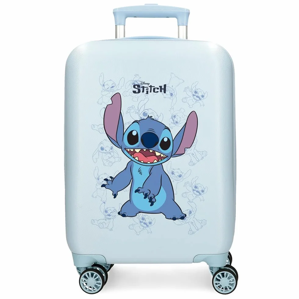 Disney Happy Stitch Equipaje- Equipaje para niños, Unisex niños, Happy