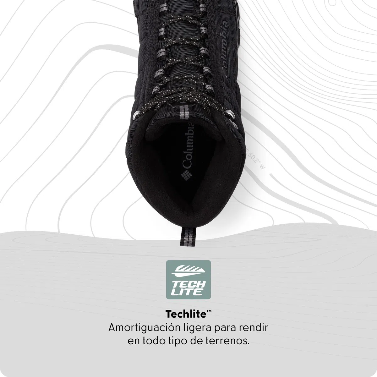 Columbia Botas de Nieve para Hombre, FIRECAMP