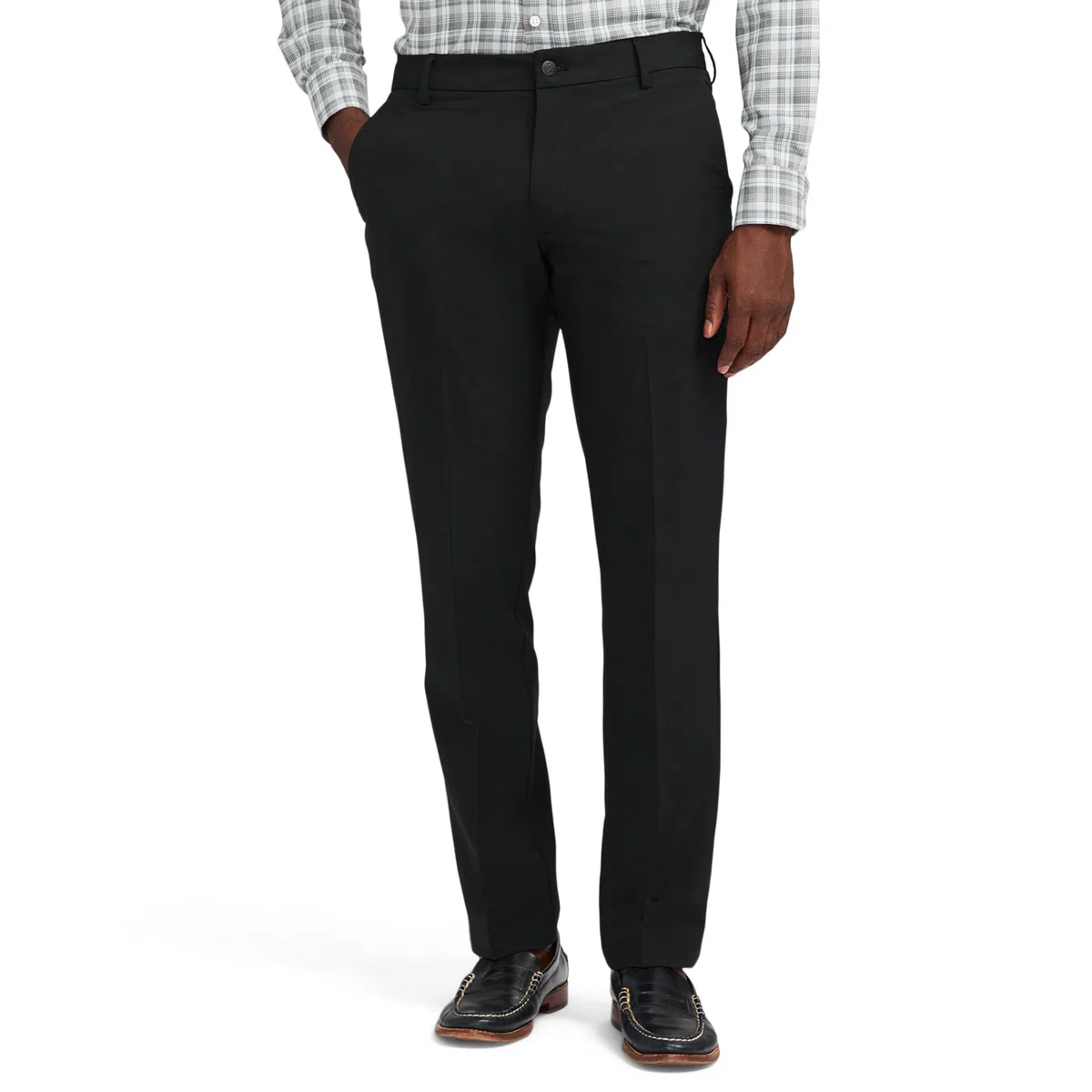 Izod Non-Iron Stretch Straight Fit Flat Front Traveler Chino Pant Pantalones Informales para Hombre