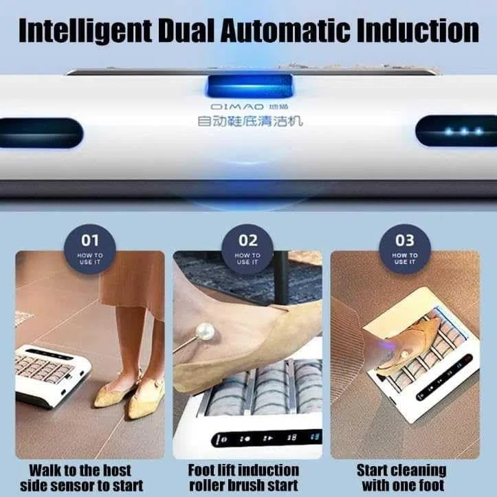 Máquina automática de limpieza de zapatos, pulidora recargable sin agua para uso doméstico y de oficina