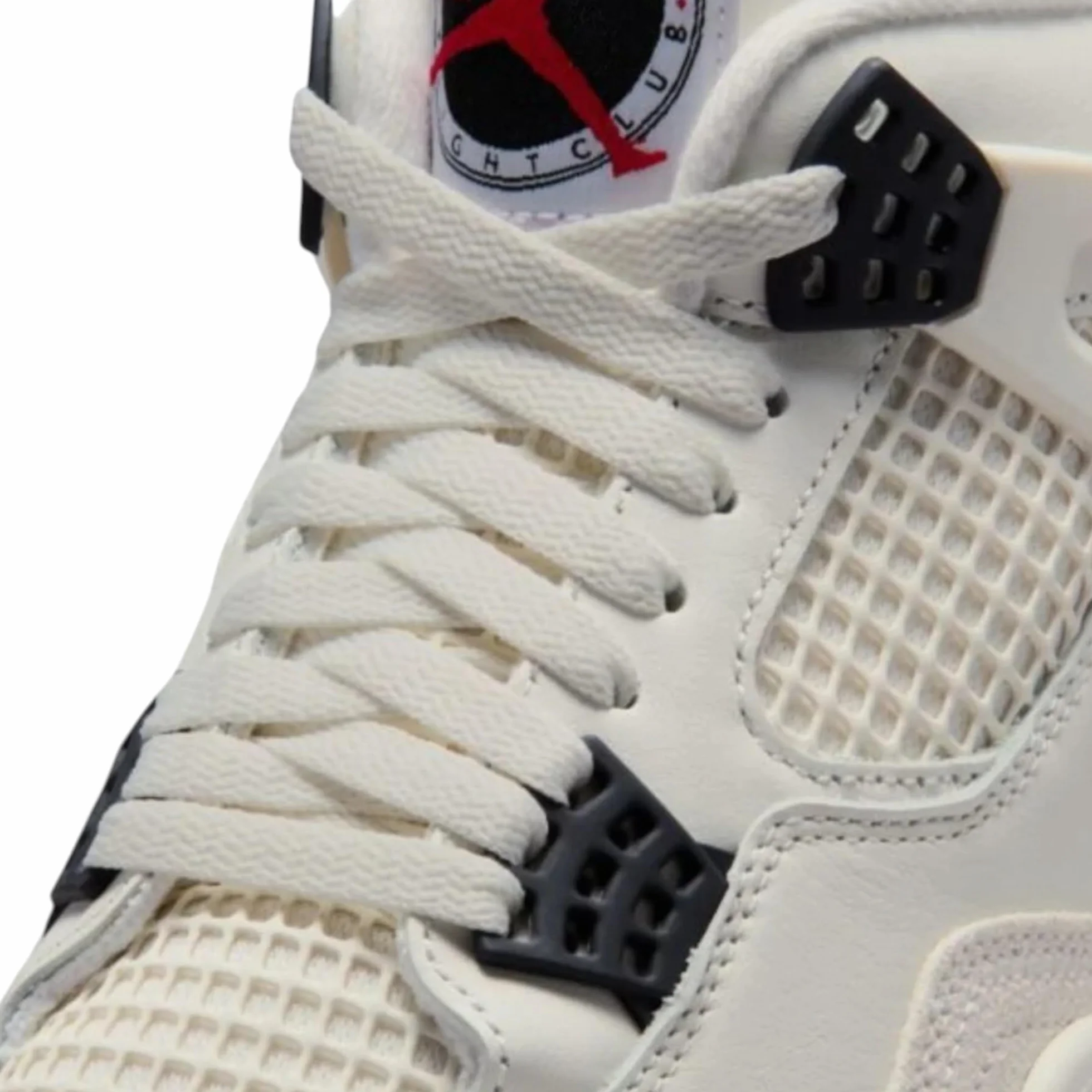 Air Jordan 4 Retro Flight Club - Zapatos para hombre (vela/rojo universitario/negro)