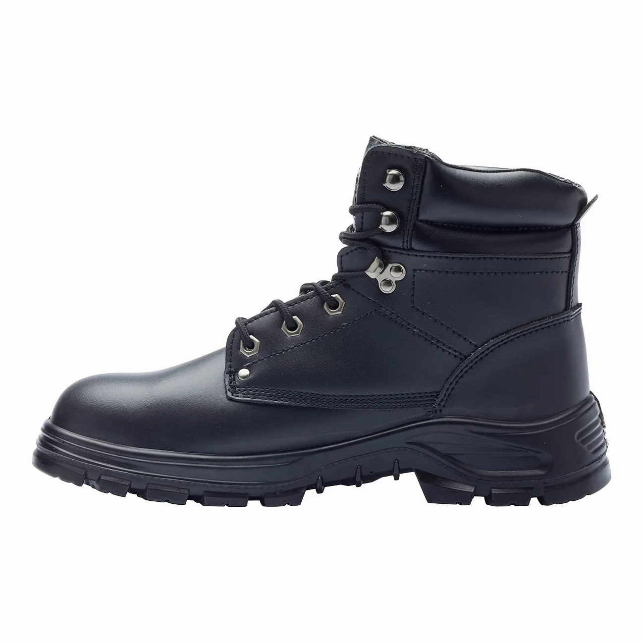 Blackrock Ultimate S3 Botas de Seguridad Resistentes al Agua con Protección Antiestática, Piel Negra, Hiker con Puntera de Acero y Suela de Acero Protectora, Botas de Trabajo de Seguridad Ligeras